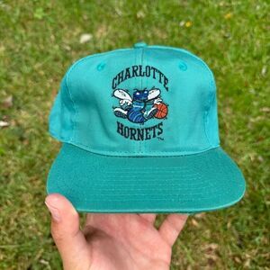 Vintage 90s‎ Starter Charlotte Hornets Logo NBA Basketball Snapback Hat Cap